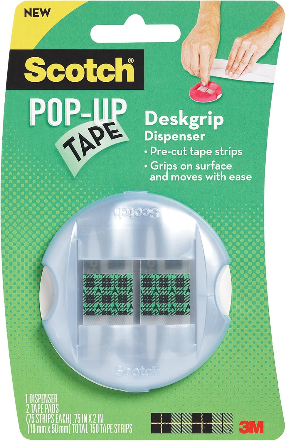 Scotch PopUp Tape Dispenser, 0.75 x 2 Inch, 75 Tape