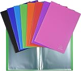 Exacompta 88115E Semi-Rigid PP Display Book A4 100 Pockets Red view 5