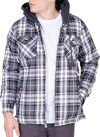 jaqueta de flanela masculina