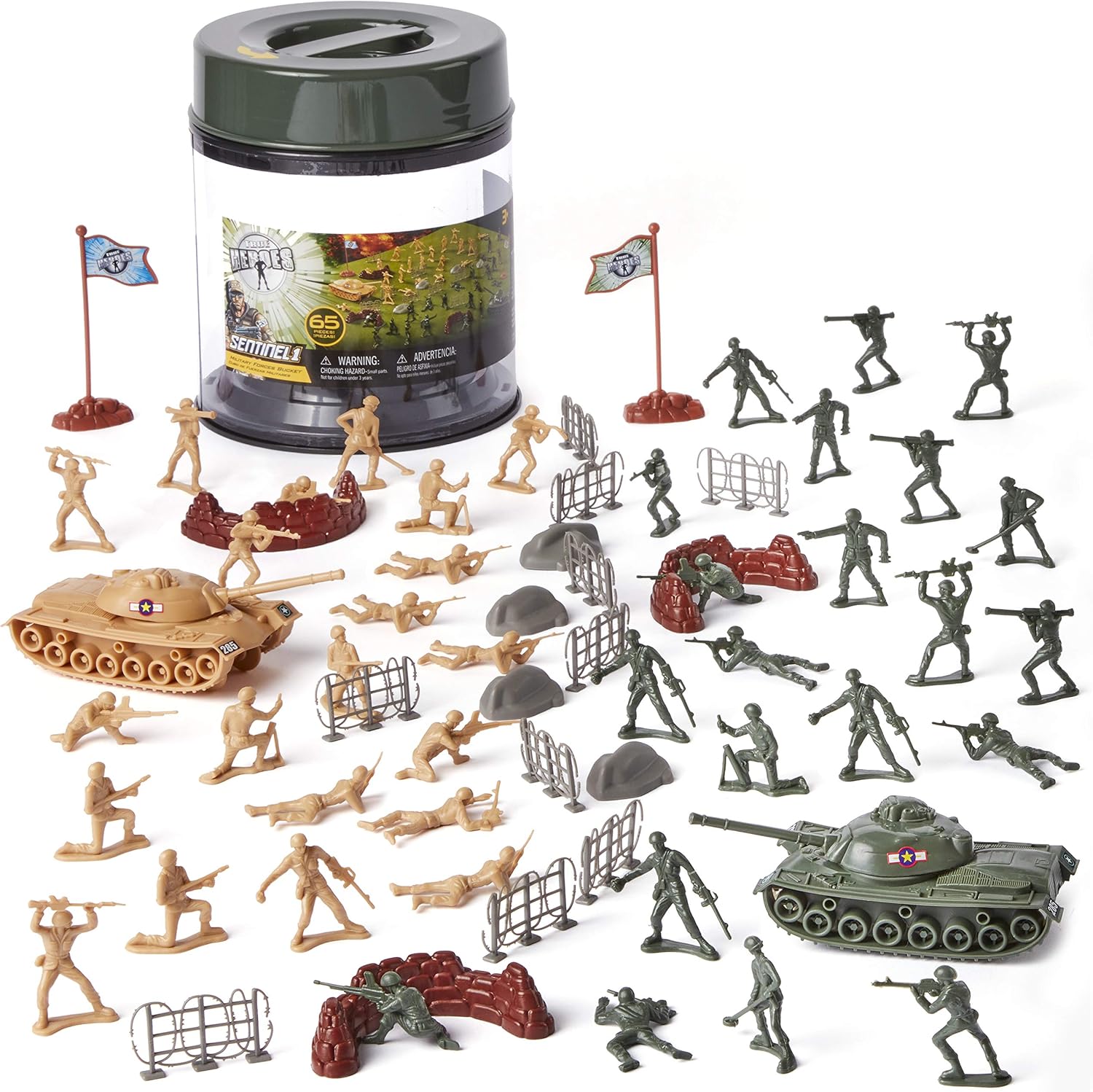 True Heroes Military Forces Bucket 