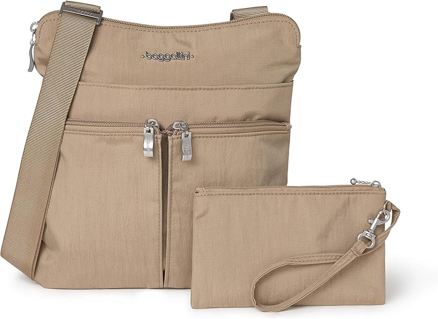 Baggallini Unisex's Horizon Crossbody Travel Bag, Beach, One Size