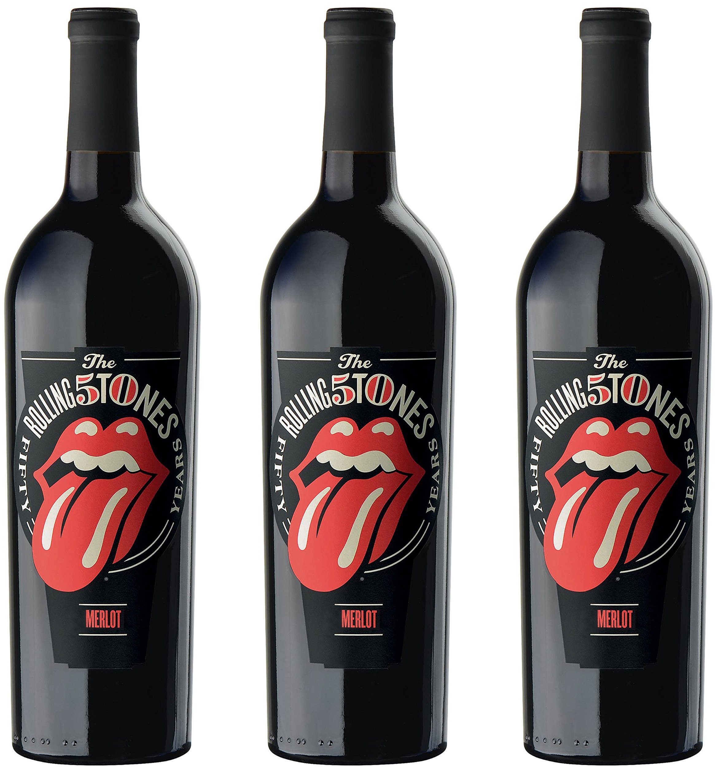 Galleon 2014 Rolling Stones 50th Anniversary Forty Licks Merlot Wine