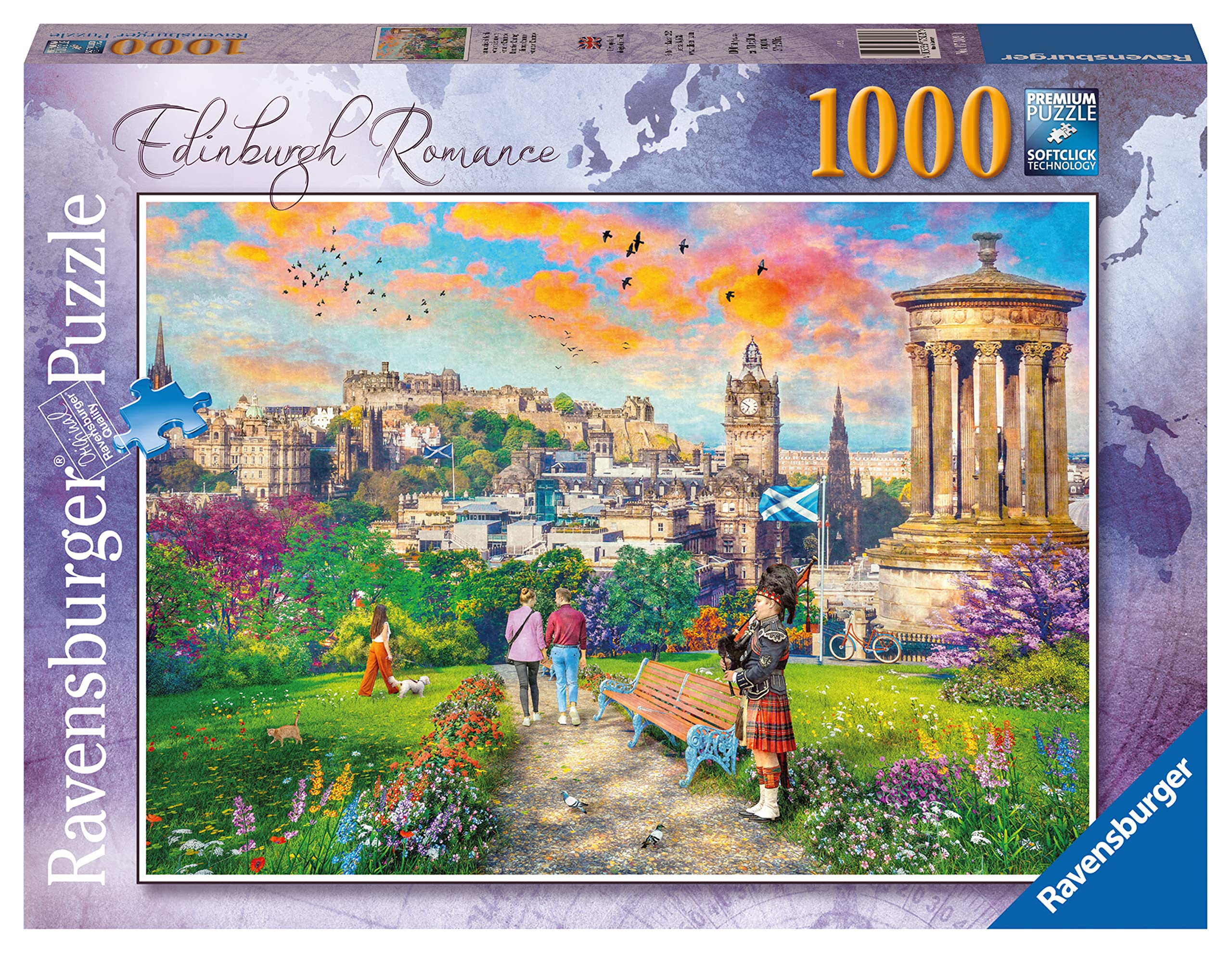 Ravensburger Edinburgh Romance 1000 Piece Jigsaw Puzzle for Adults and Kids Age 12 Years Up