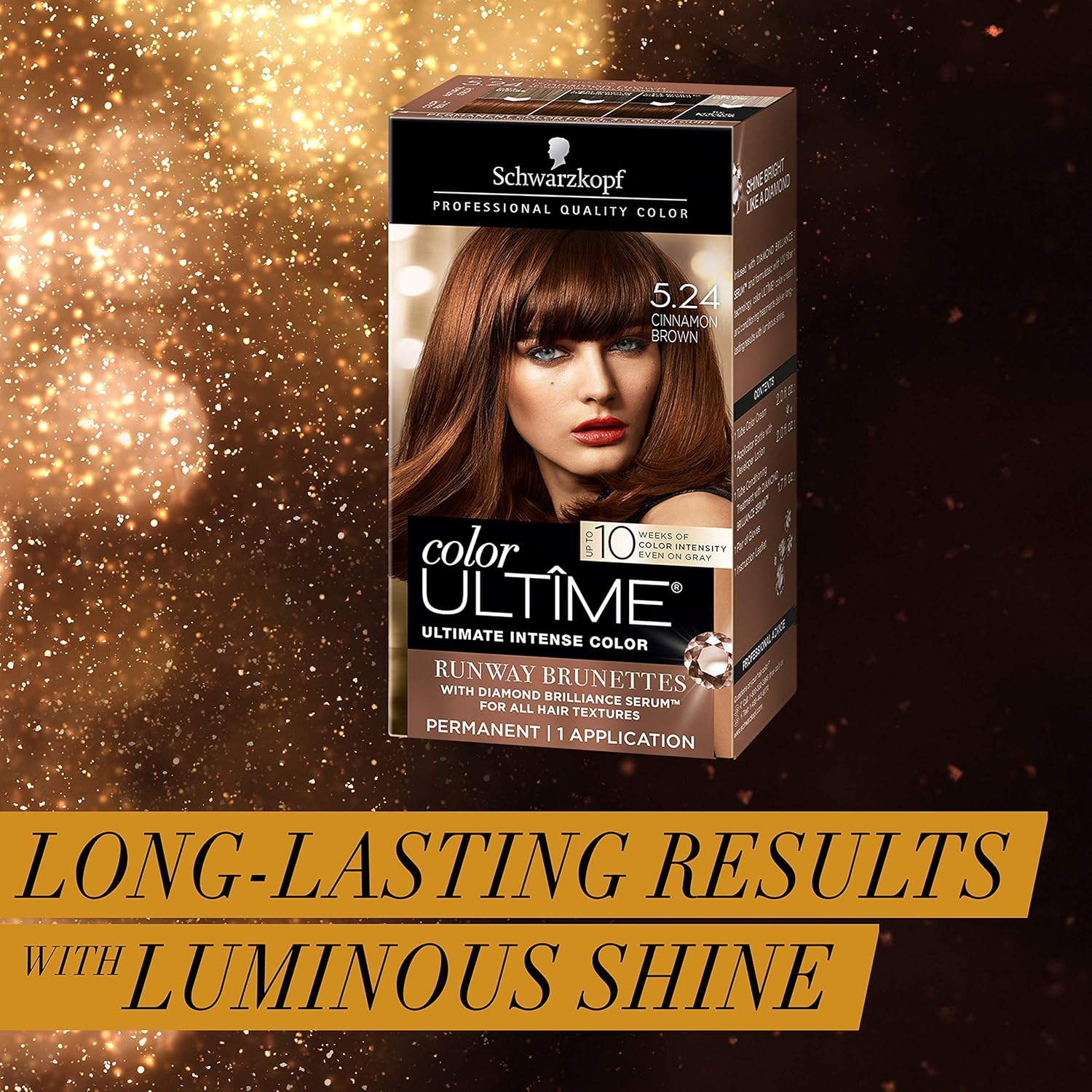 Schwarzkopf Ultime Hair Color Cream, Cinnamon Brown, 5.24, 2.03 Ounces : Beauty