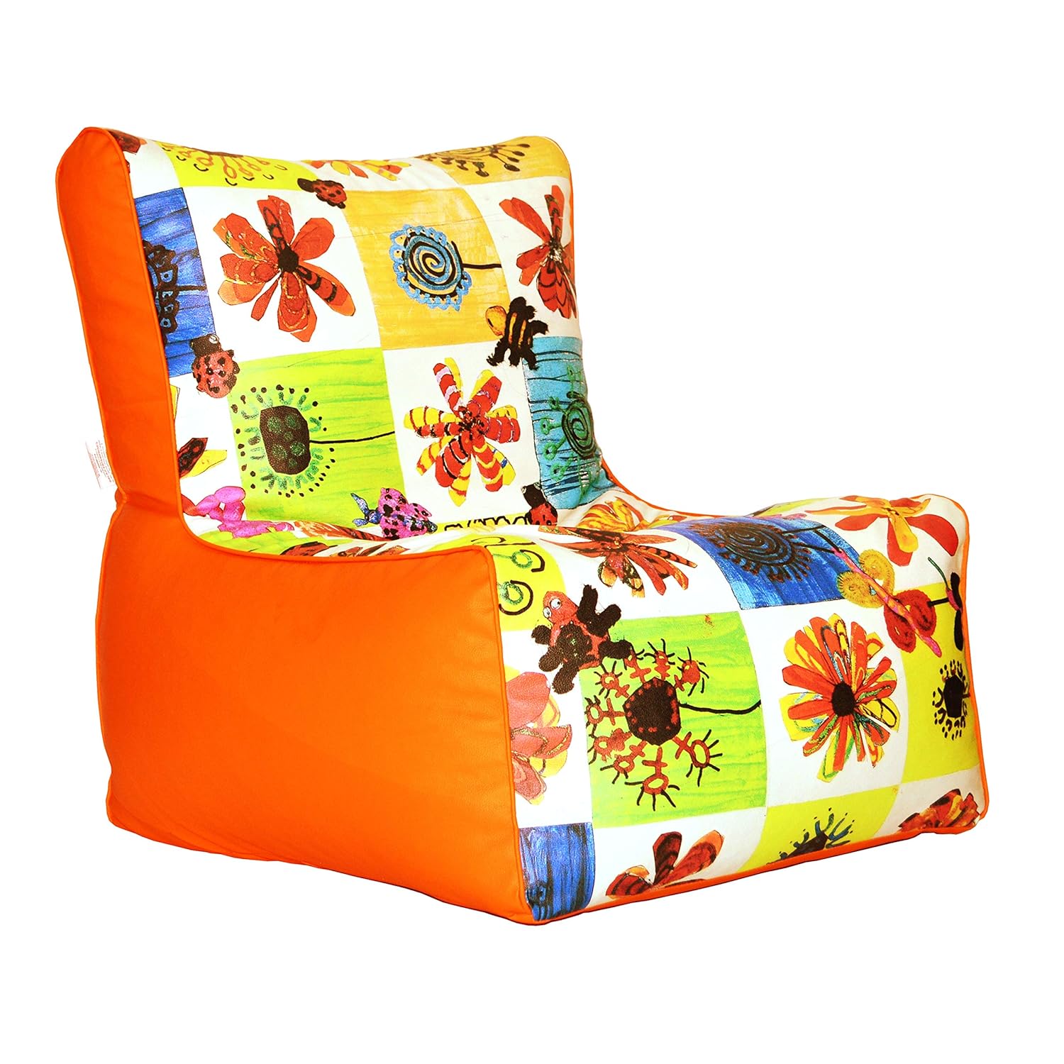 ComfyBean Designer Bean Bag Chair Filled with Beans Bean Chair