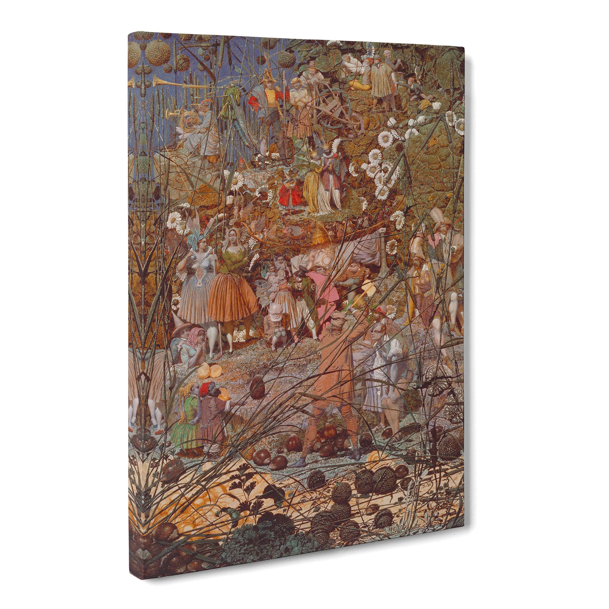 The Fairy Feller'S Master Stroke By Richard Dadd Canvas Print | Gallery Wrapped 30mm Frame Wall Art | 20x14 inches | Ready to Hang | Classic Picture | Living Room Bedroom Lounge Office
