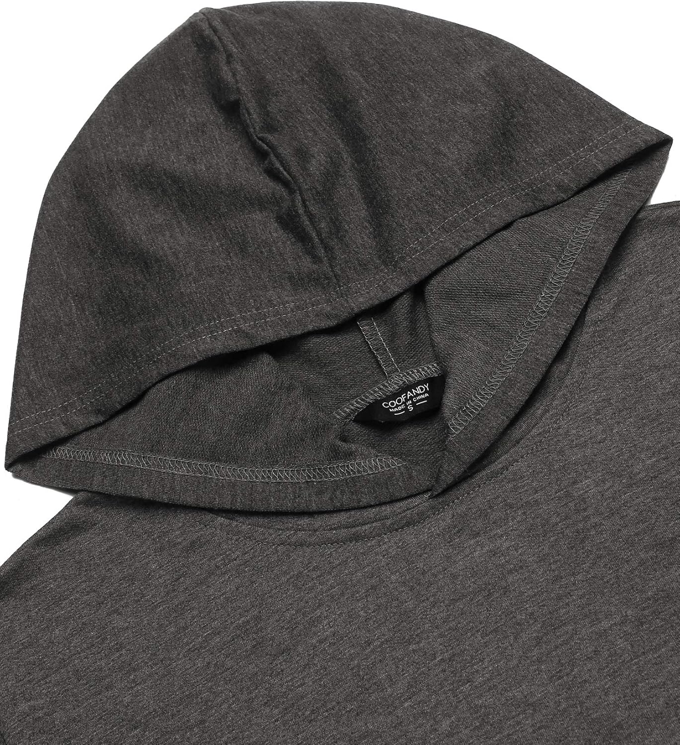 COOFANDY Men's Fashion Workout Hoodie Muscle Fit Cotton Blend Gym Sweatshirts Solid Color Athletic Pullover at  Men’s Clothing store