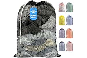 Handy Laundry Mesh XL Laundry Bag - Durable, Machine Washable with Secure Drawstring Closure - Perfect for College Dorms, Lau