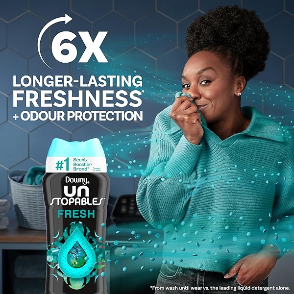 DOWNY UNSTOPABLE IN-WASH SCENT BOOSTER BEADS, FRESH, 13.4 OZ