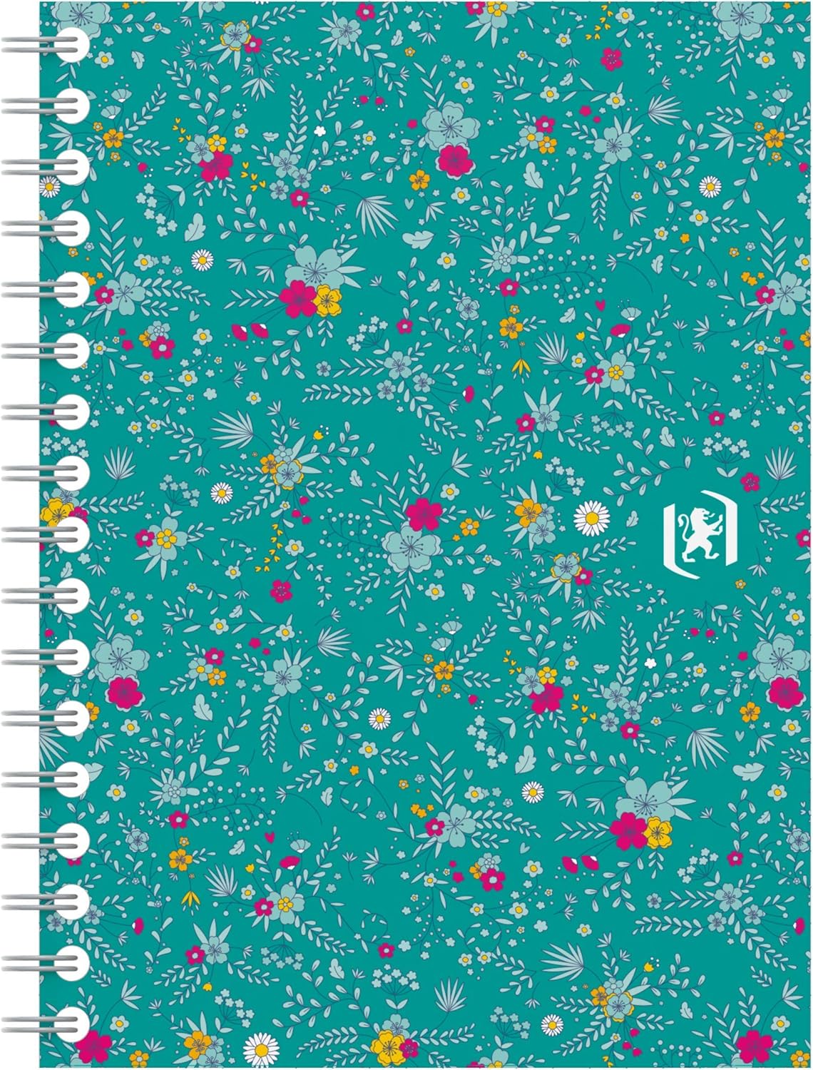 Oxford, A5 hardcover, Double Spiral Ring Notebook, Diary, Pack of 5, Lined, White, 120 Pages, 3 Designs, Assorted, Gift idea - Image 4