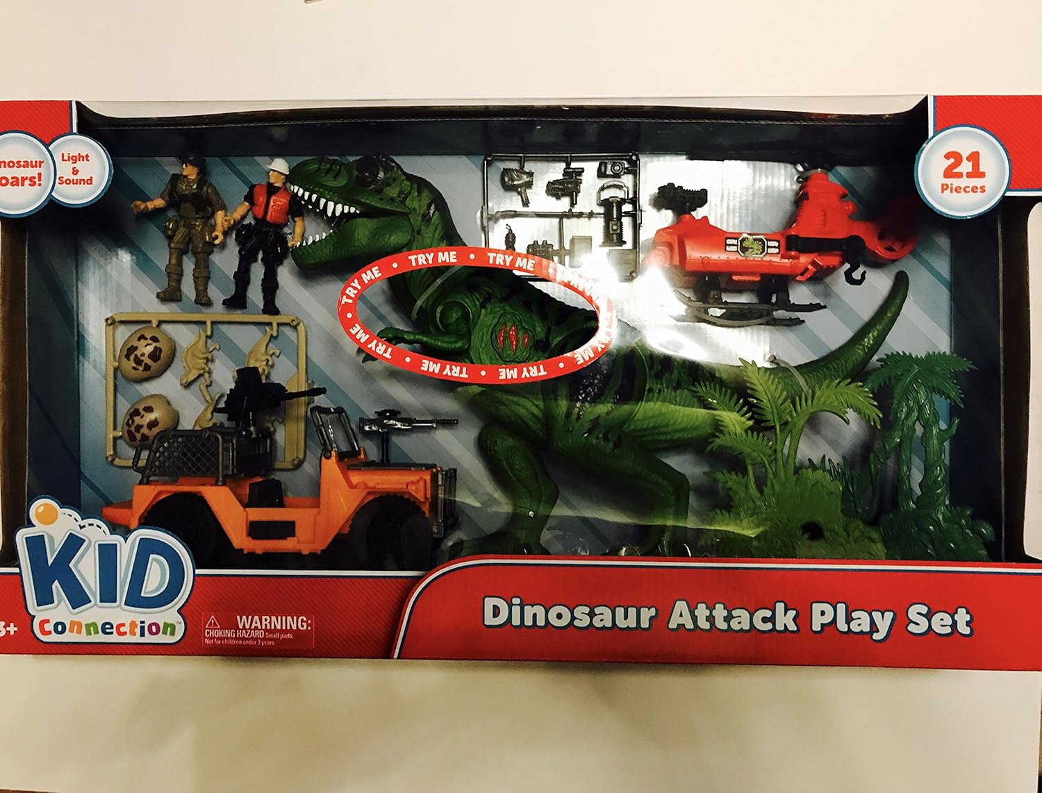 kid connection dinosaur gate playset