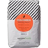 AmazonFresh Colombia Whole Bean Coffee, Medium Roast, 32 Ounce (Pack of 1)
