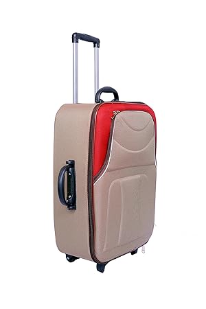 UNIVERSAL TRAVELLER Polyester 20 Beige Soft Sided Suitcases & Trolley Bags
