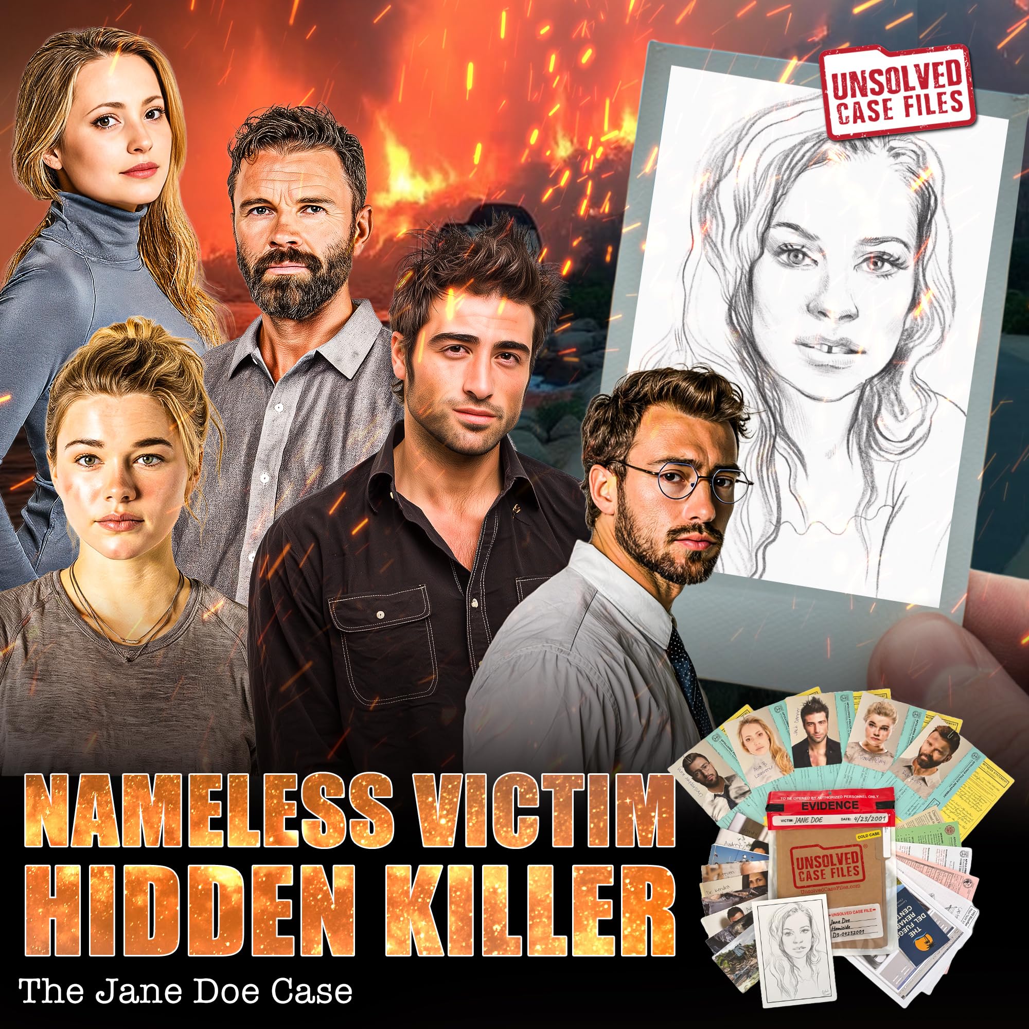 Unsolved Case Files | Doe, Jane - Cold Case Murder Mystery Game - Can You Solve The Crime? Who Killed Jane Doe?