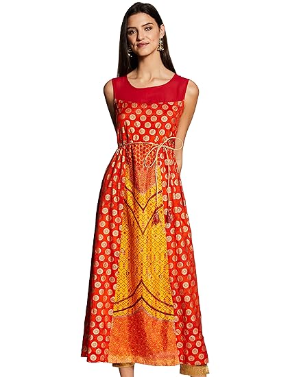 akkriti by pantaloons women's maxi dress