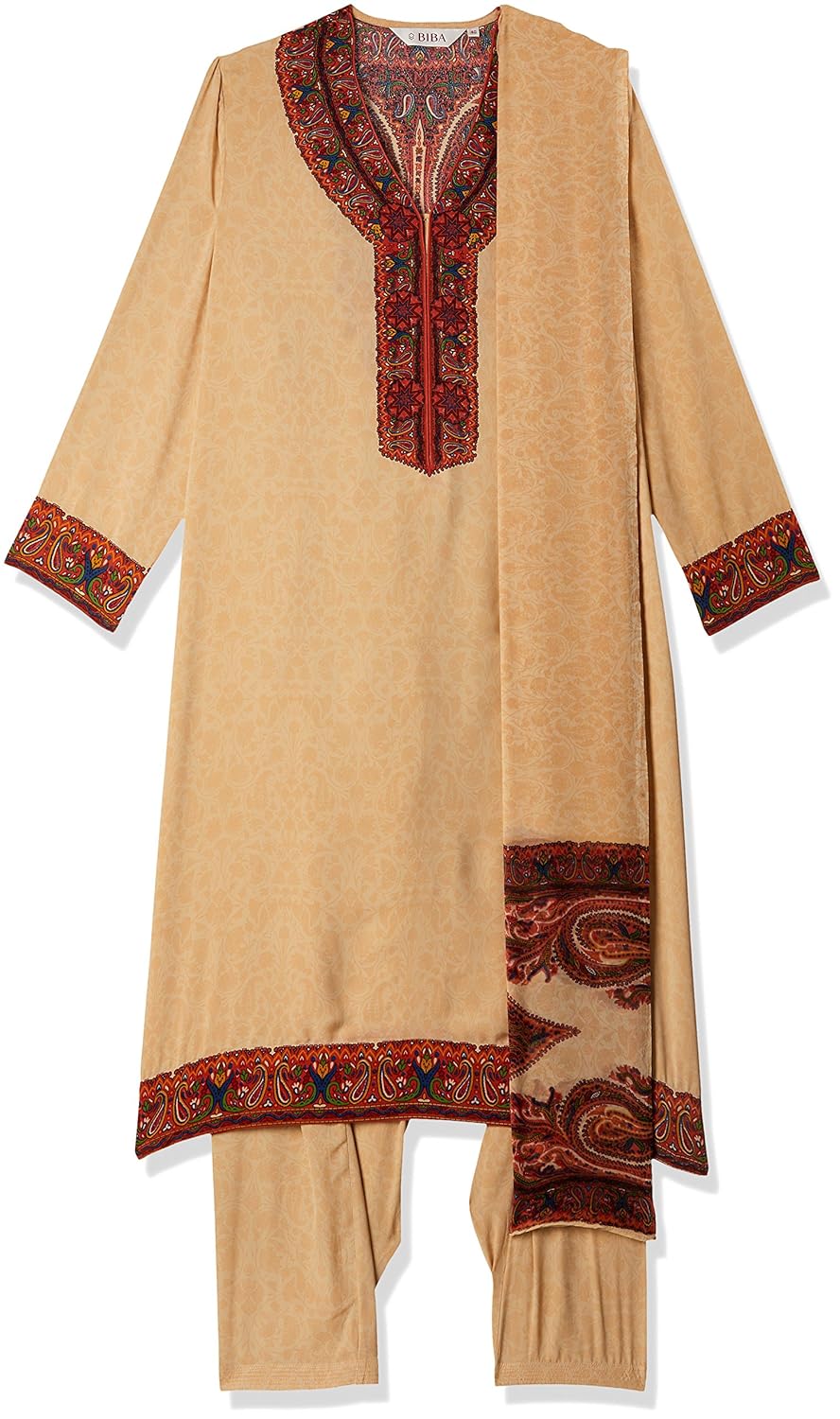 biba women's straight salwar suit