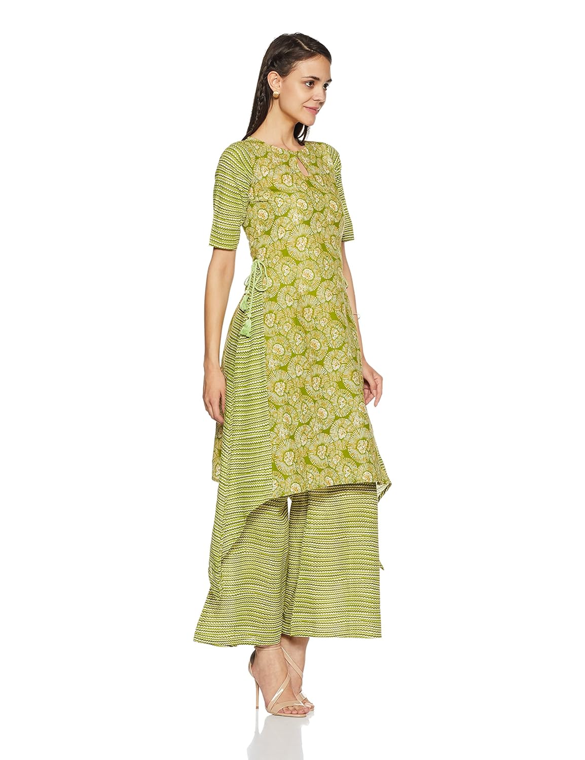 gerua women's a line salwar suit set