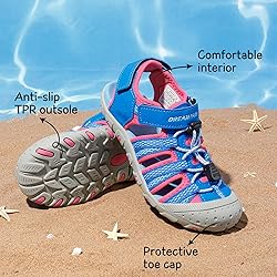 DREAM PAIRS Boys Girls Summer Outdoor Athletic