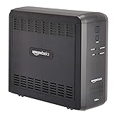 Amazon Basics Line-Interactive UPS 1000VA 550 Watt Surge Protector Battery Power Backup, 9 Outlets - Black