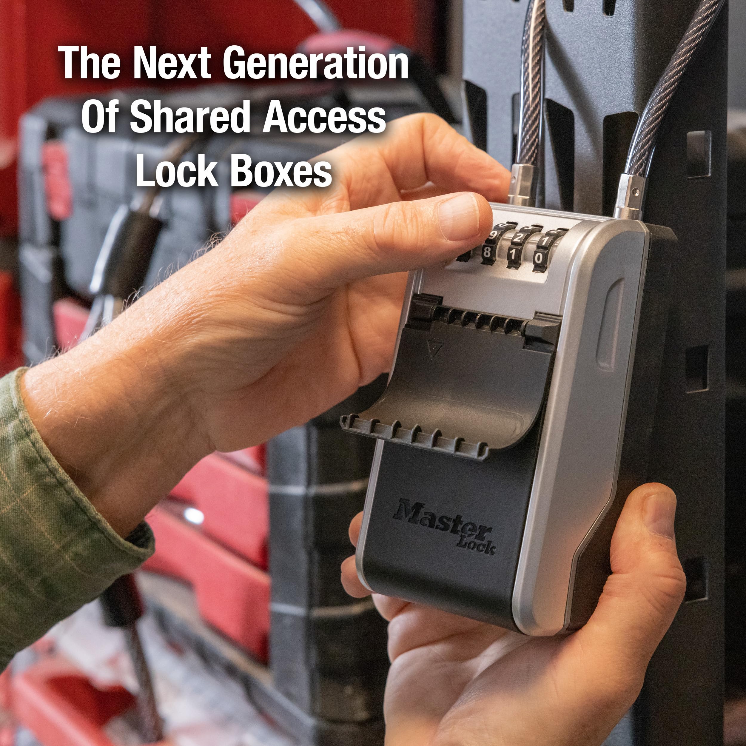 Removeable Core Master Lock Mua Master Lock High Capacity Key Lockbox, Combination Dial, Removable ...