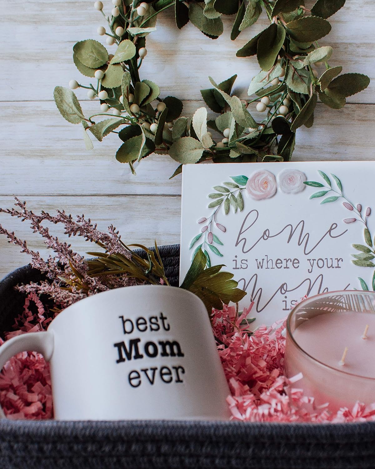 Crinkle Cut Paper Shred Filler (1/2 LB) for Gift Wrapping & Basket Filling - Light Pink | MagicWater Supply: Home & Kitchen