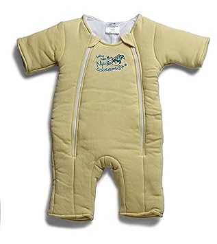 yellow sleepsuit baby