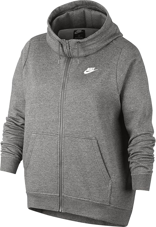 nike funnel neck hoodie plus size