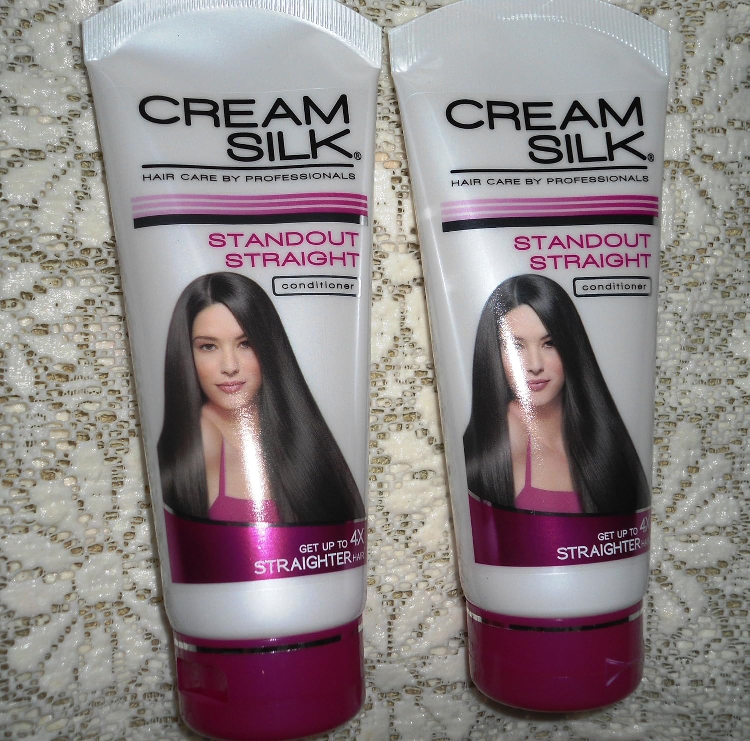 Amazon Com Lot Of 2 Cream Silk Conditioner Standout Straight For