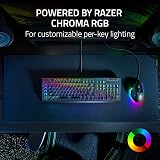 Razer BlackWidow V4 X Green Switch Mechanical Keyboard US Layout Black view 6