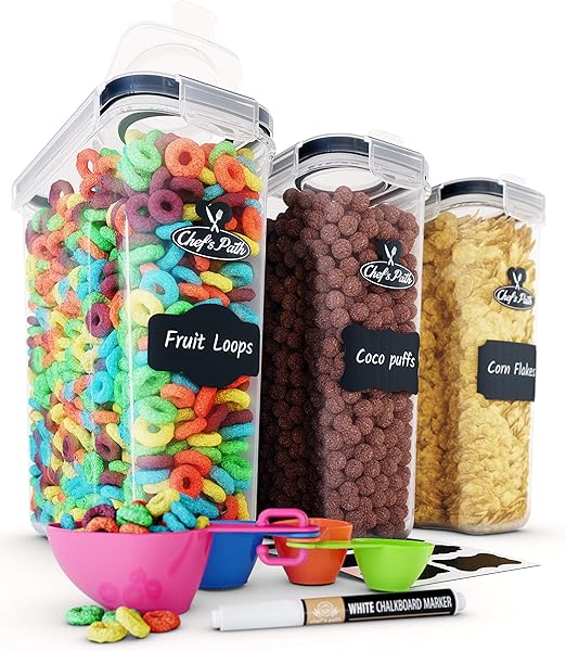 cereal storage jars