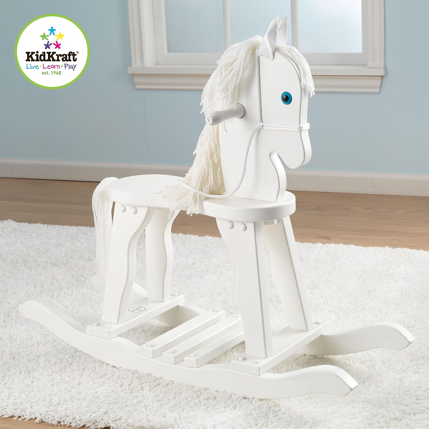 kidkraft wooden rocking horse