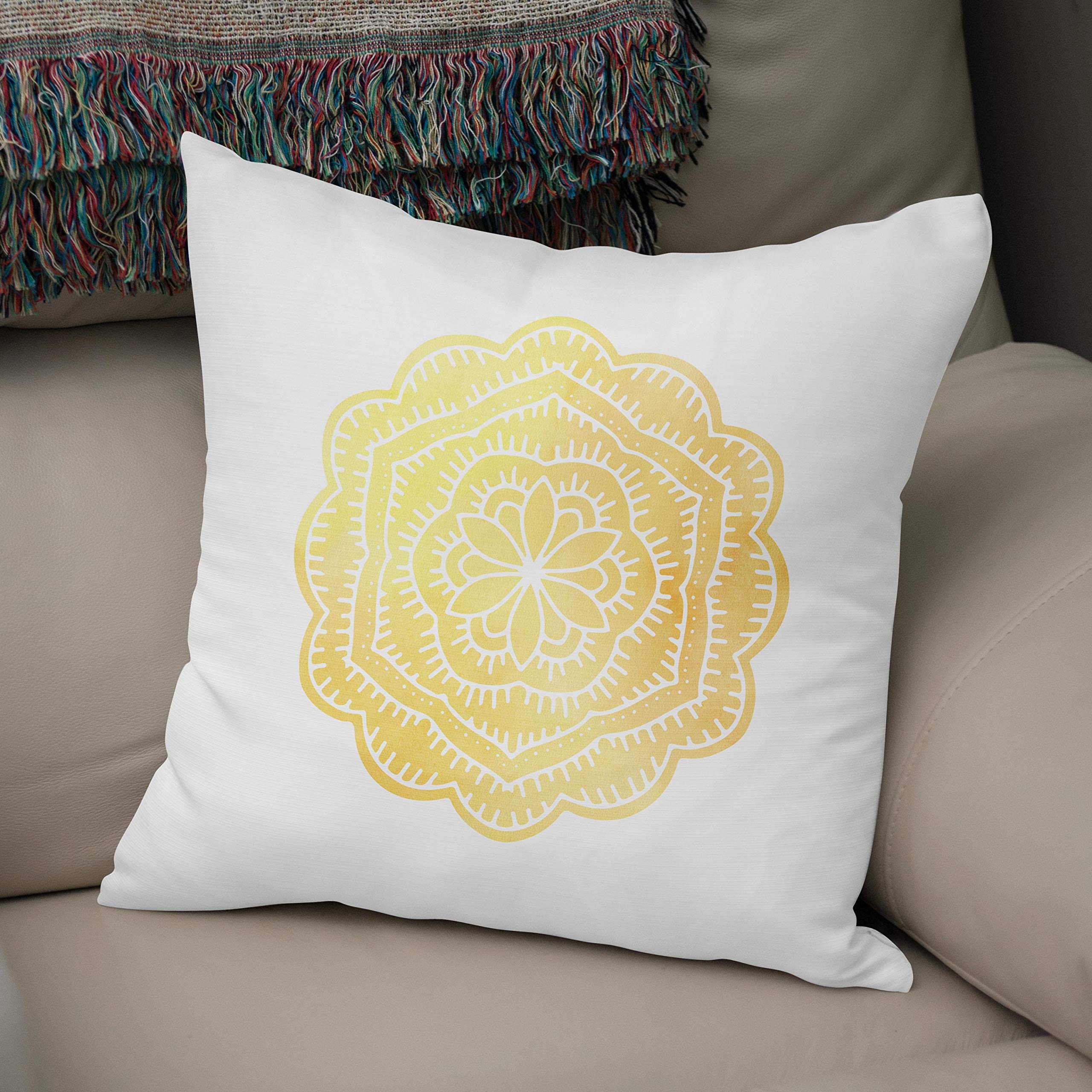 Bonamaison, Decorative Cushion Cover - 50% Cotton 50% Polyester - 43x43cm - Designed and Manufactured in Turkey