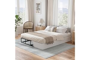 HUEIIS Queen Box Spring 9 Inch High Profile Strong Metal Frame Mattress Foundation, Quiet Noise-Free,Easy Assembly, 3000lbs Max Weight Capacity