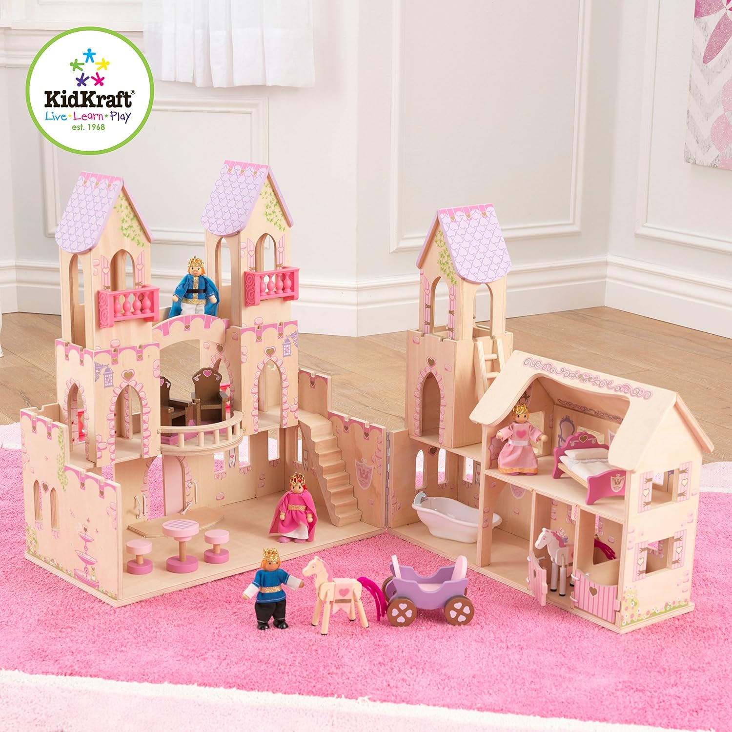 KidKraft Princess Castle Dollhouse with Furniture eBay