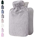 Qomfor Hot Water Bottle with Soft Cover - 1.8L