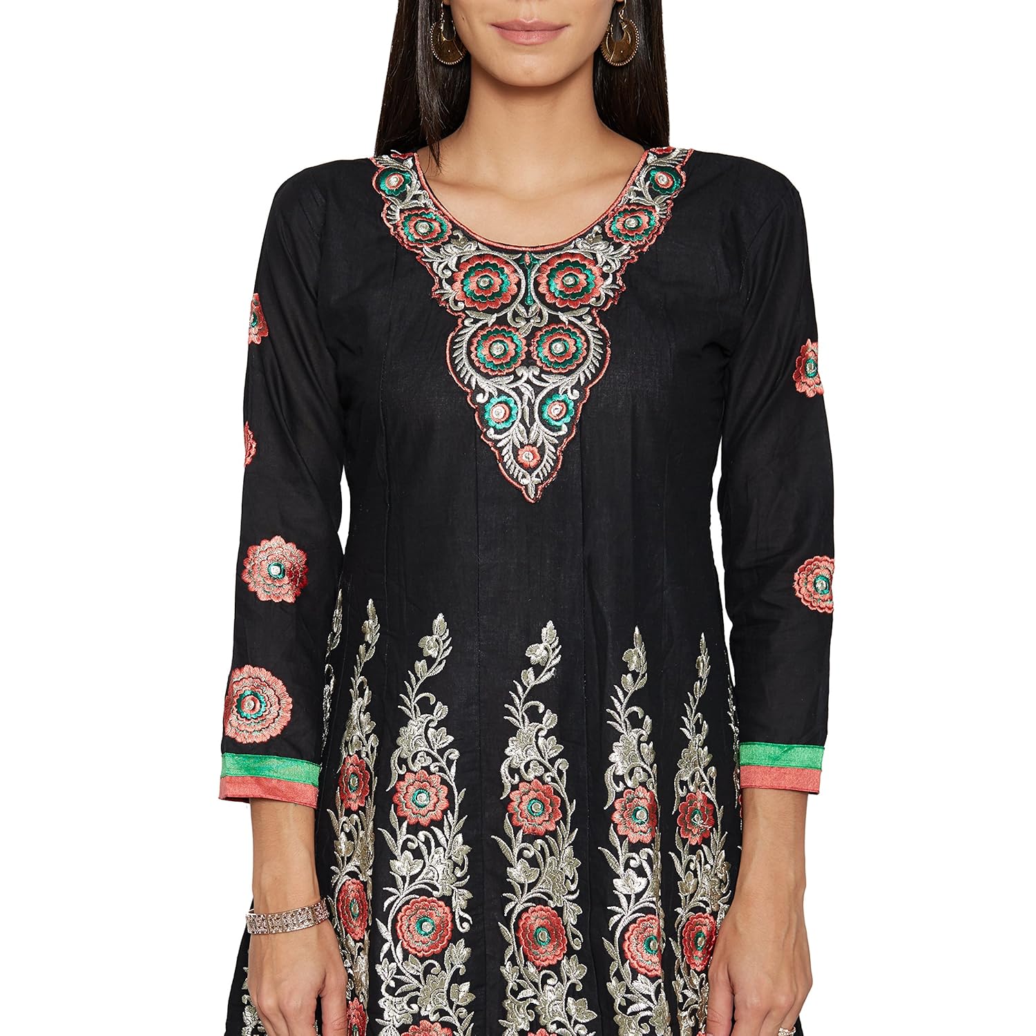 florence women's chanderi cotton salwar suit dupatta material (sb-3401)