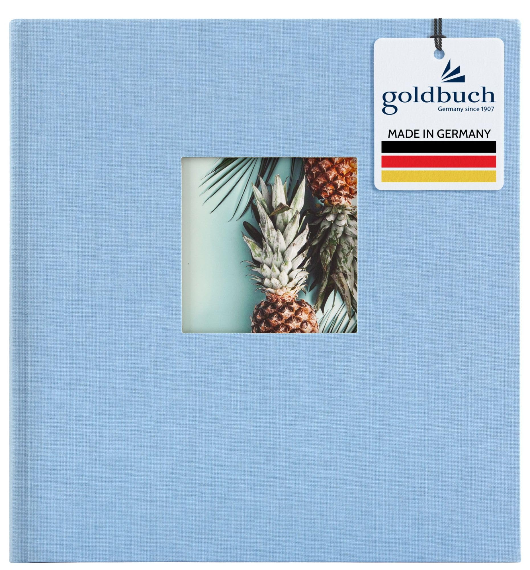 goldbuch Sky Blue Linen Photo Album 30 x 31 x 4 cm