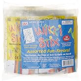 WikkiStix Fun Paks, Contains 50 Individual paks! Great for Parties, Travel, classrooms, Award/incentives, Restaurants Giving, Made in the USA