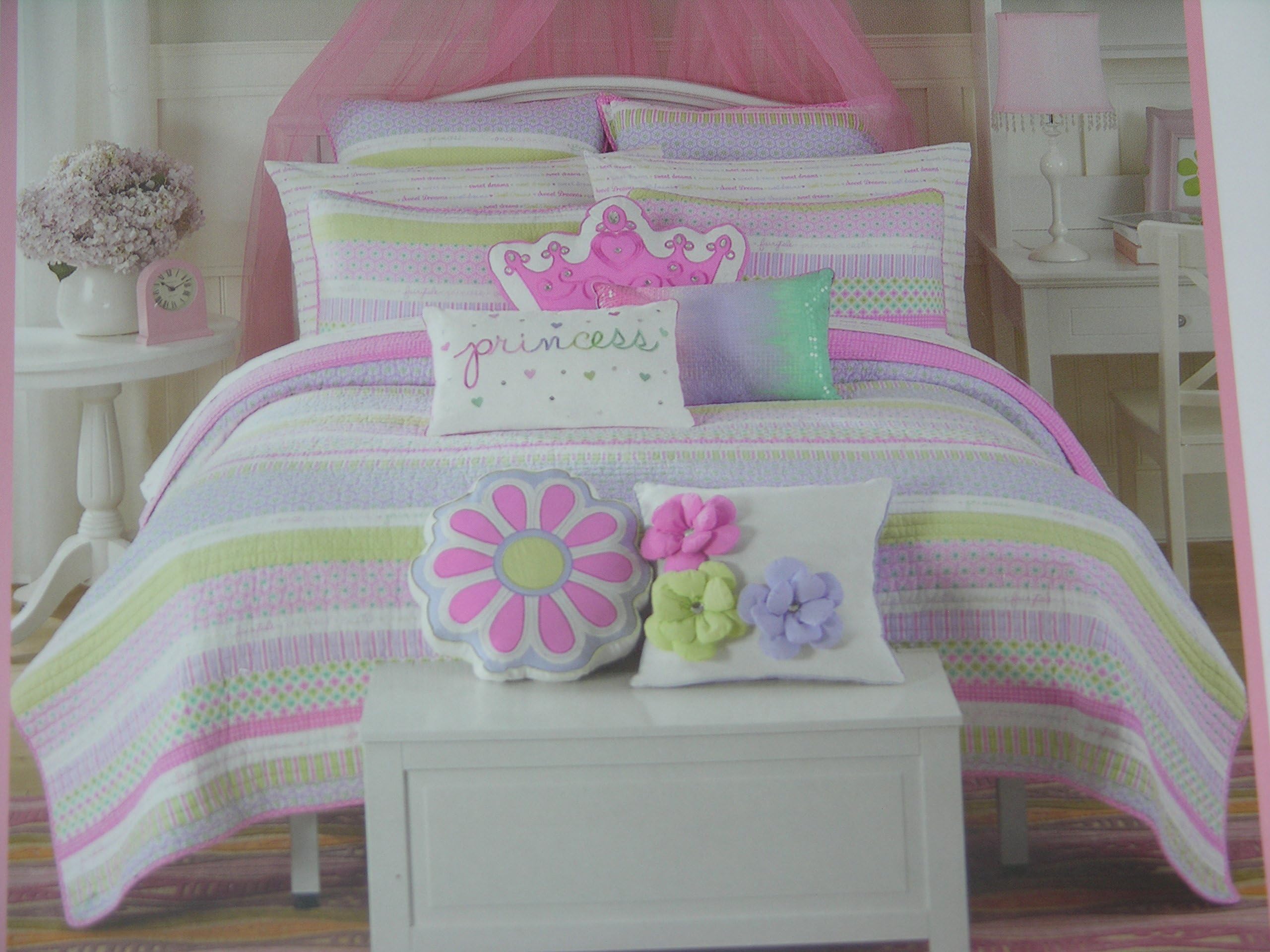 Maggie Miller Children's Collection Princess Sweet Dreams Full / Queen Quilt