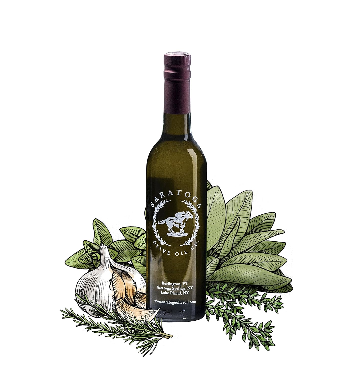Saratoga Olive Oil Company Neapolitan Herb Dark Balsamic Vinegar 200ml (6.8oz)