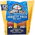 Pacific Gold Beef Jerky Original & Teriyaki, 12 Count Per Bag (2 Bags (24 Count))