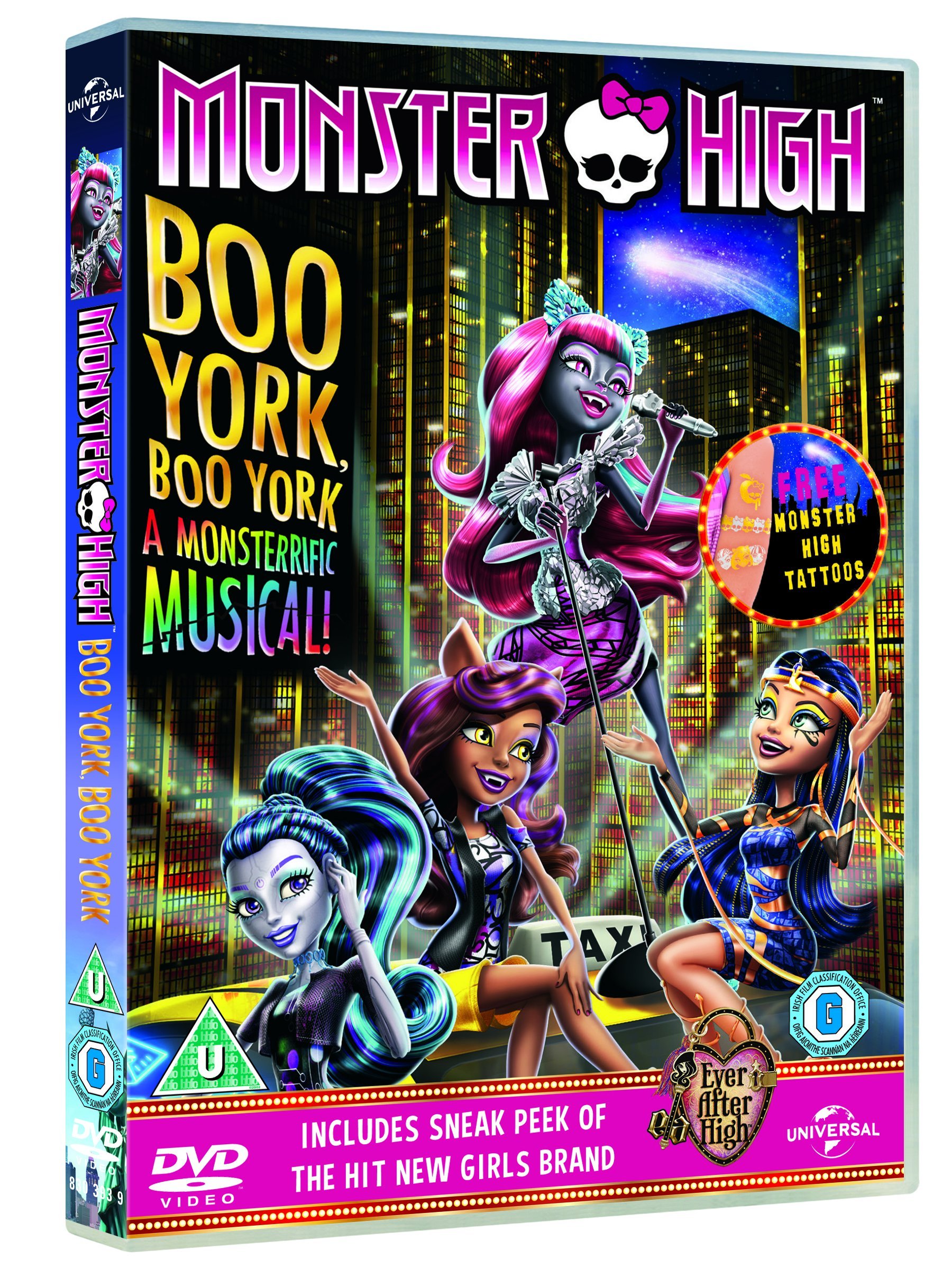 Monster High: Boo York! Boo York! (includes Monsterific Gift) [DVD] [2015]