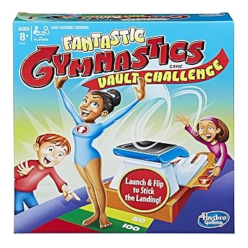 Hasbro Fantastic Gymnastics Vault Challenge Game Gymnast Toy for Girls and Boys Ages 8+