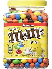 M&M'S Candies, Peanut Chocolate, 62 Ounce