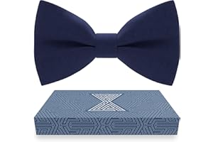 Bow Tie House Mens Bowties Pre-tied Shape Clip on Bowtie Solid Men Formal Wear for kids, baby boys, toddler any age bow ties