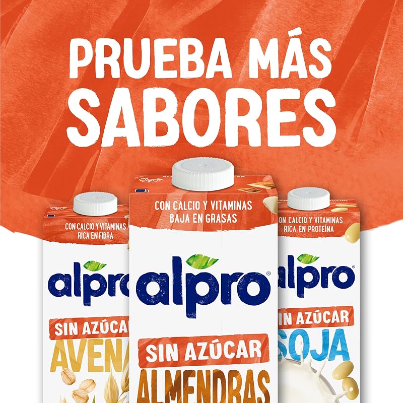 Bebida vegetal de coco sem açúcar alpro 8x1l