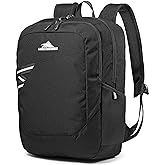 High Sierra Essential Backpack, Laptop Bookbag for Travel, Work, or School, Black, One Size