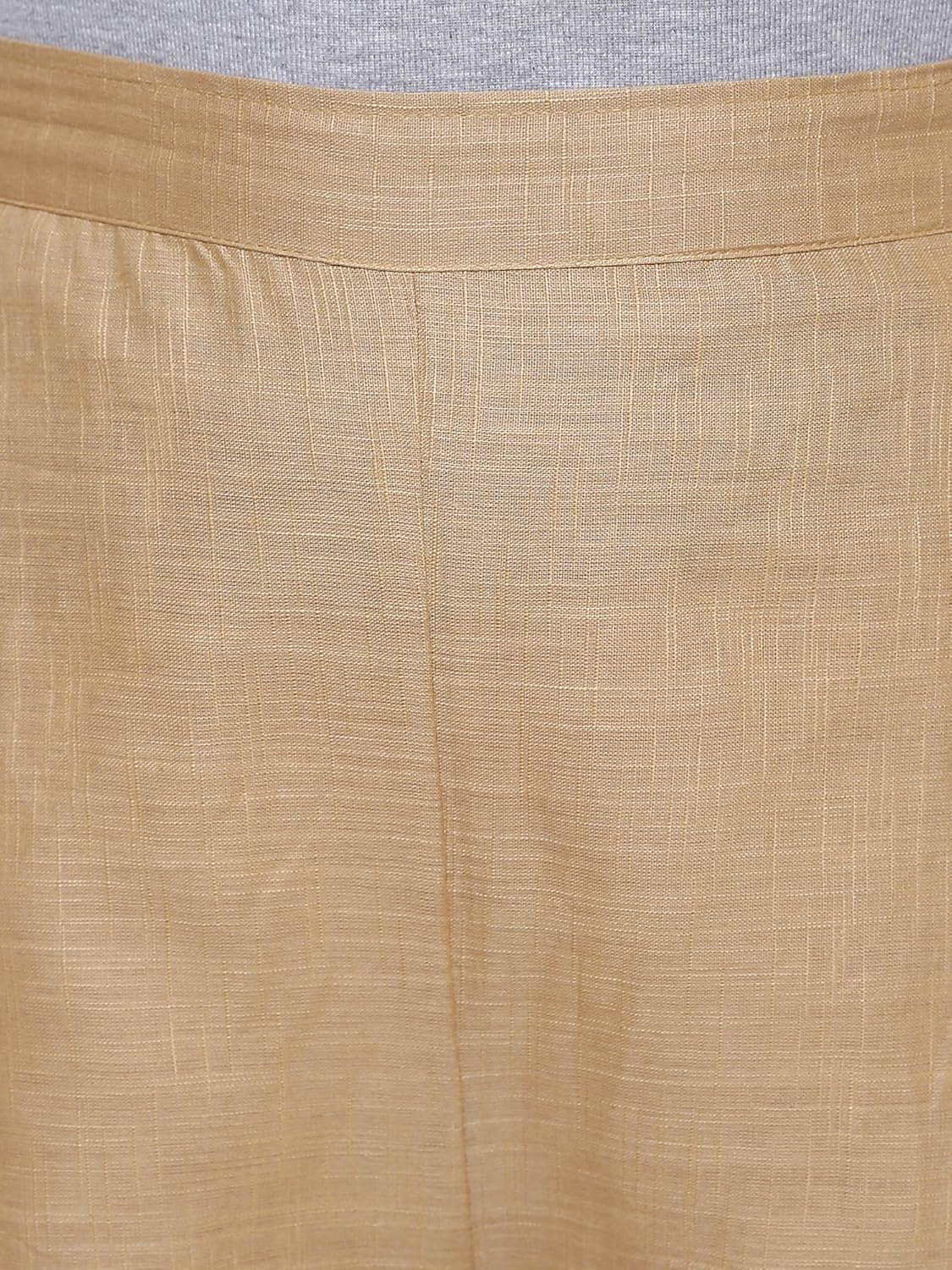 damen mode women's cotton slub straight up and down stylish palazzo