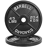 Fitvids Olympic Cast Iron 2-Inch Weight Plate for