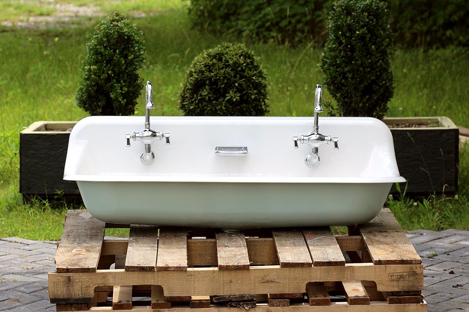 Amazon Com Large 48 Antique Inspired Kohler Farm Sink Green Blue